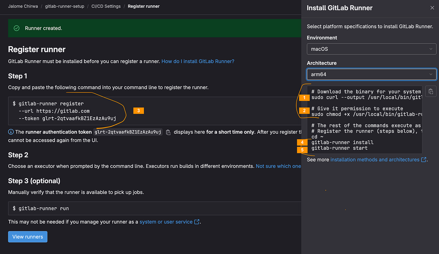 Installing GitLab Runner CLI