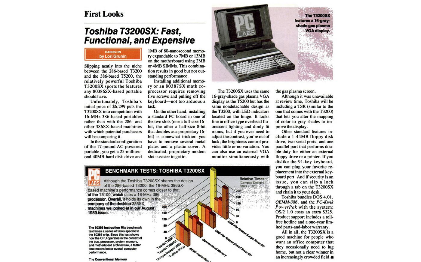 The 'Luggable' laptop, how does it look today? Part II — Toshiba