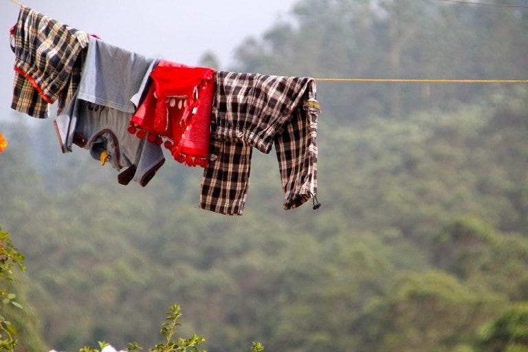 Tips for Hanging a Clothes Line and Air Drying Clothes, by Diane  Hoffmaster