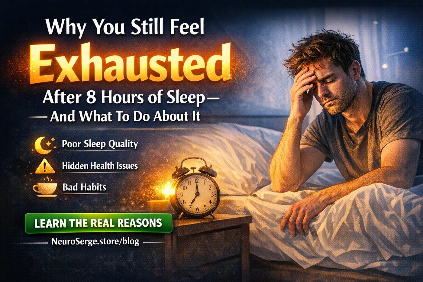 8 Hours of Sleep Doesn’t make it enough?