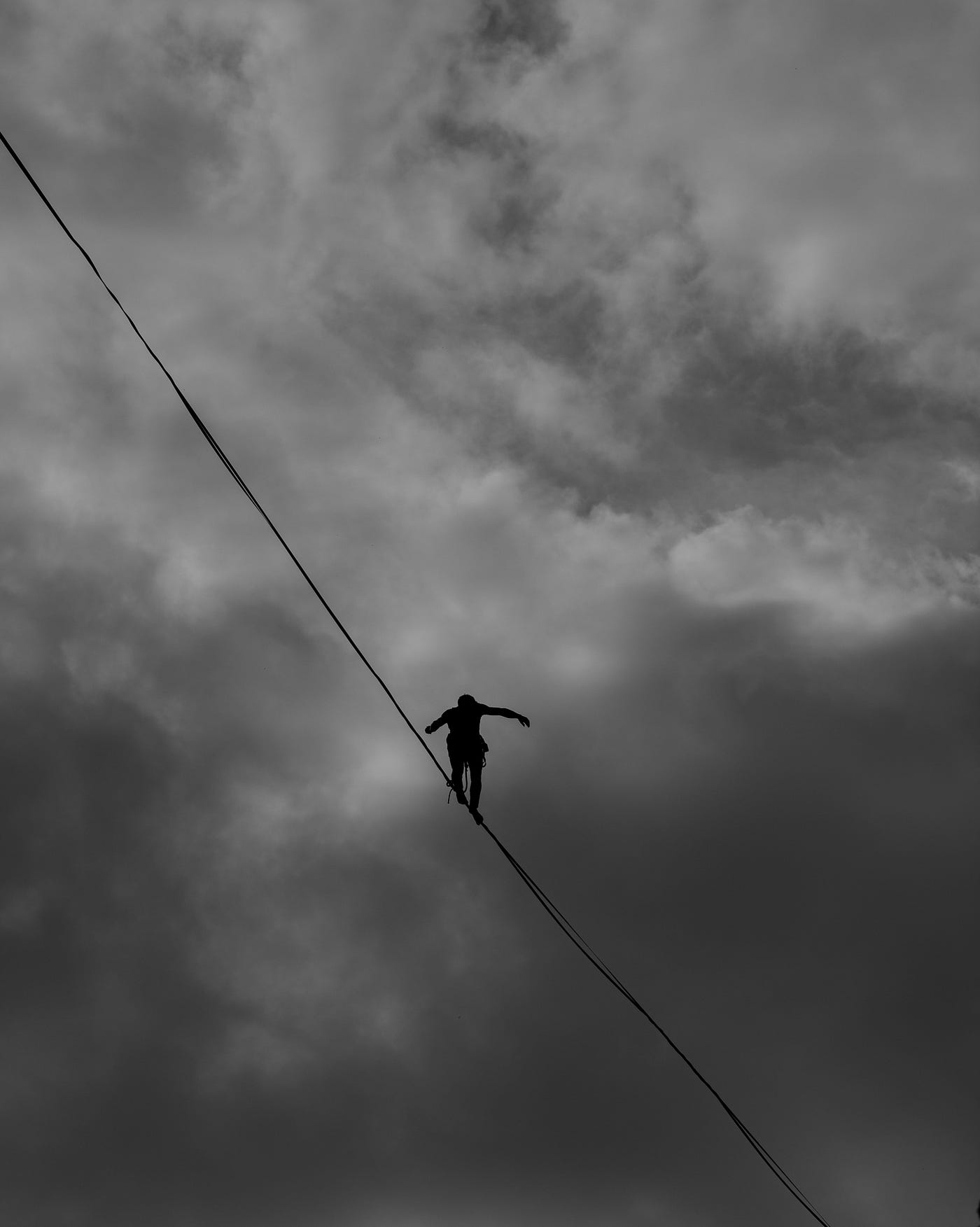 The Placement of a Tightrope. Exploring the mechanism of fear. | by Yasmeen  Alaywan | Medium