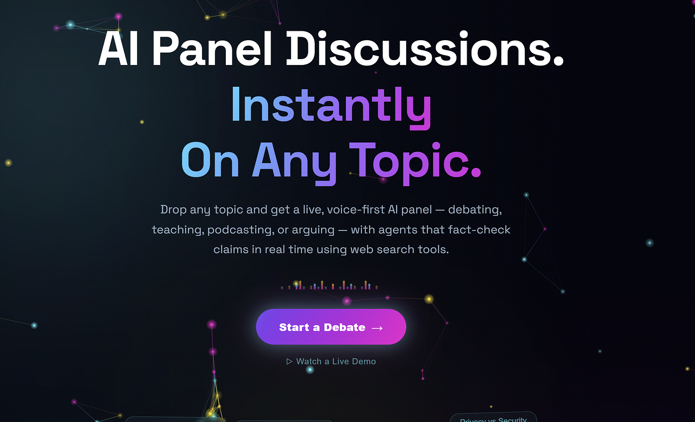 Two AI Agents Arguing With Each Other Over Voice in Real-Time