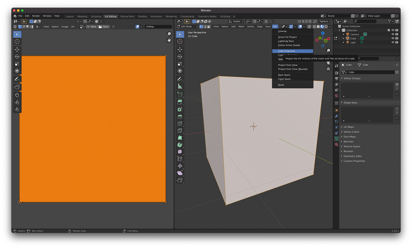 How to create a Transparent Material in Blender 3D.