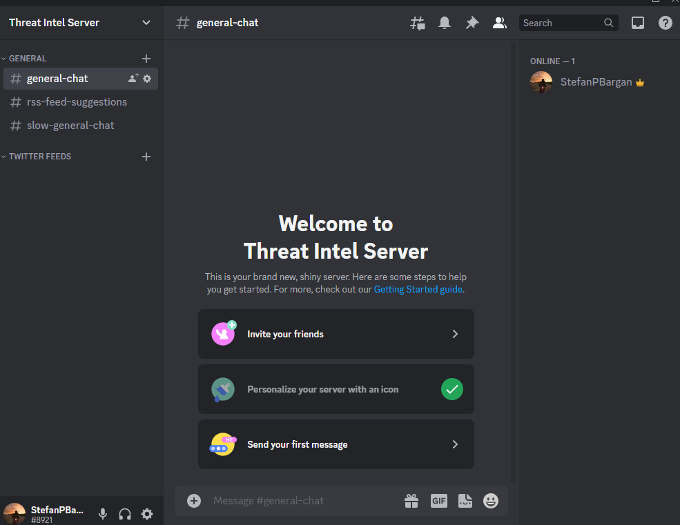 CTI Project: Using a Discord as a Threat Intelligence Dashboard