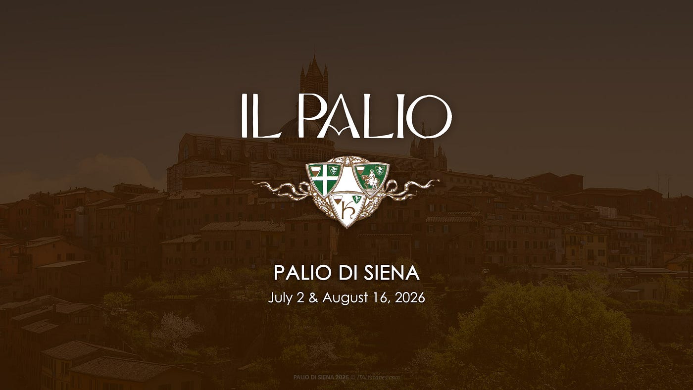 Palio di Siena 2026 - Two Spectacular Races in Italy’s World-Famous Medieval Horse Competition
