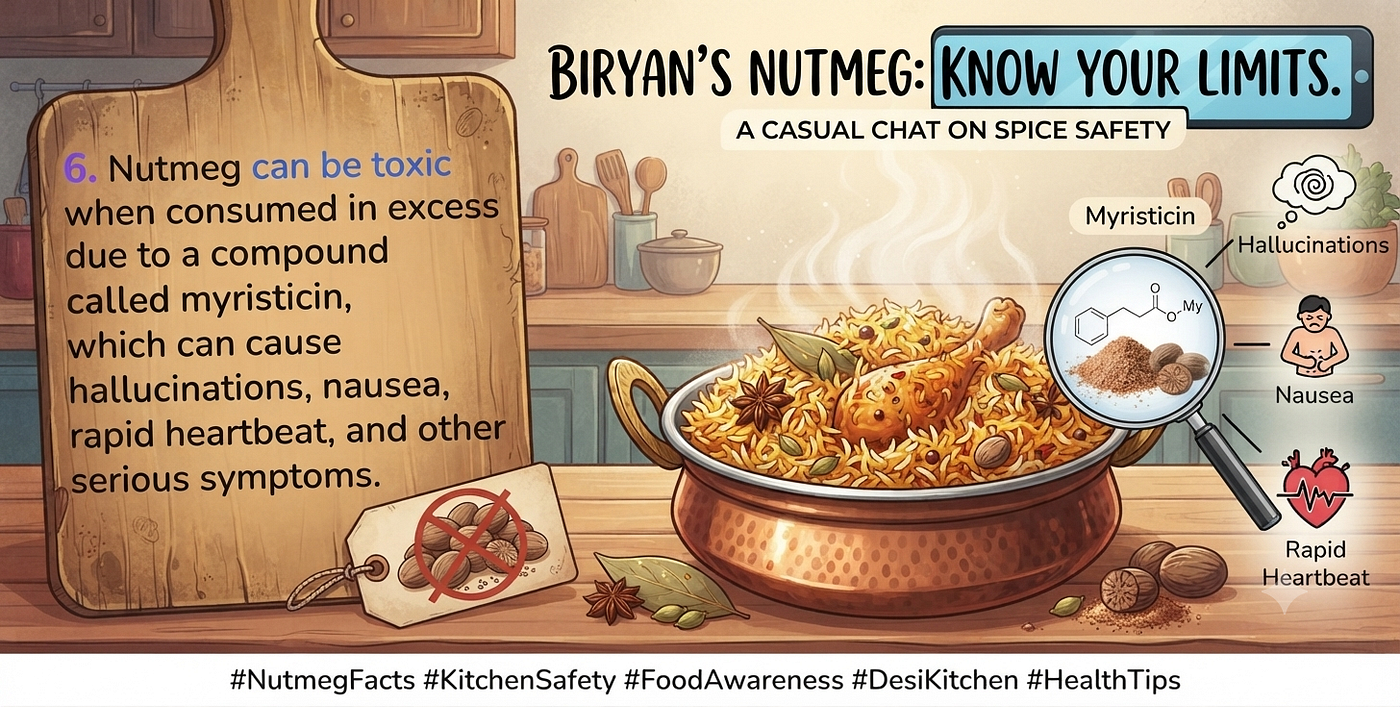 Biryani’s Nutmeg and That Shocking Truth: Can Spices Be Harmful Too?