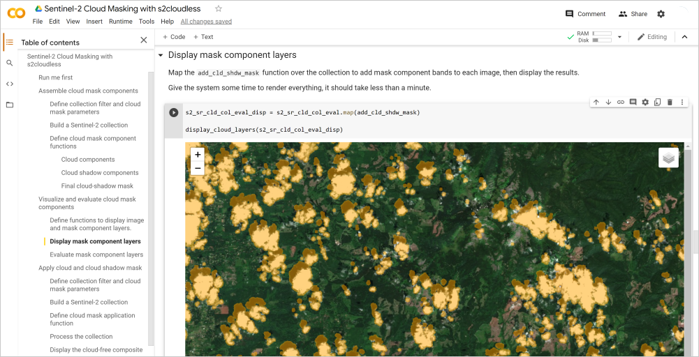 More accurate and flexible cloud masking for Sentinel-2 images | by Google  Earth | Google Earth and Earth Engine | Medium
