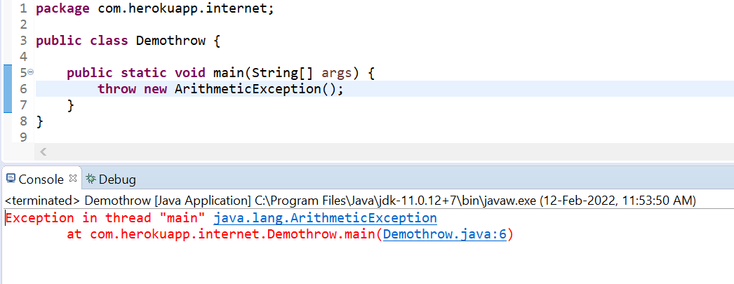 Java 8 - Exception Overview