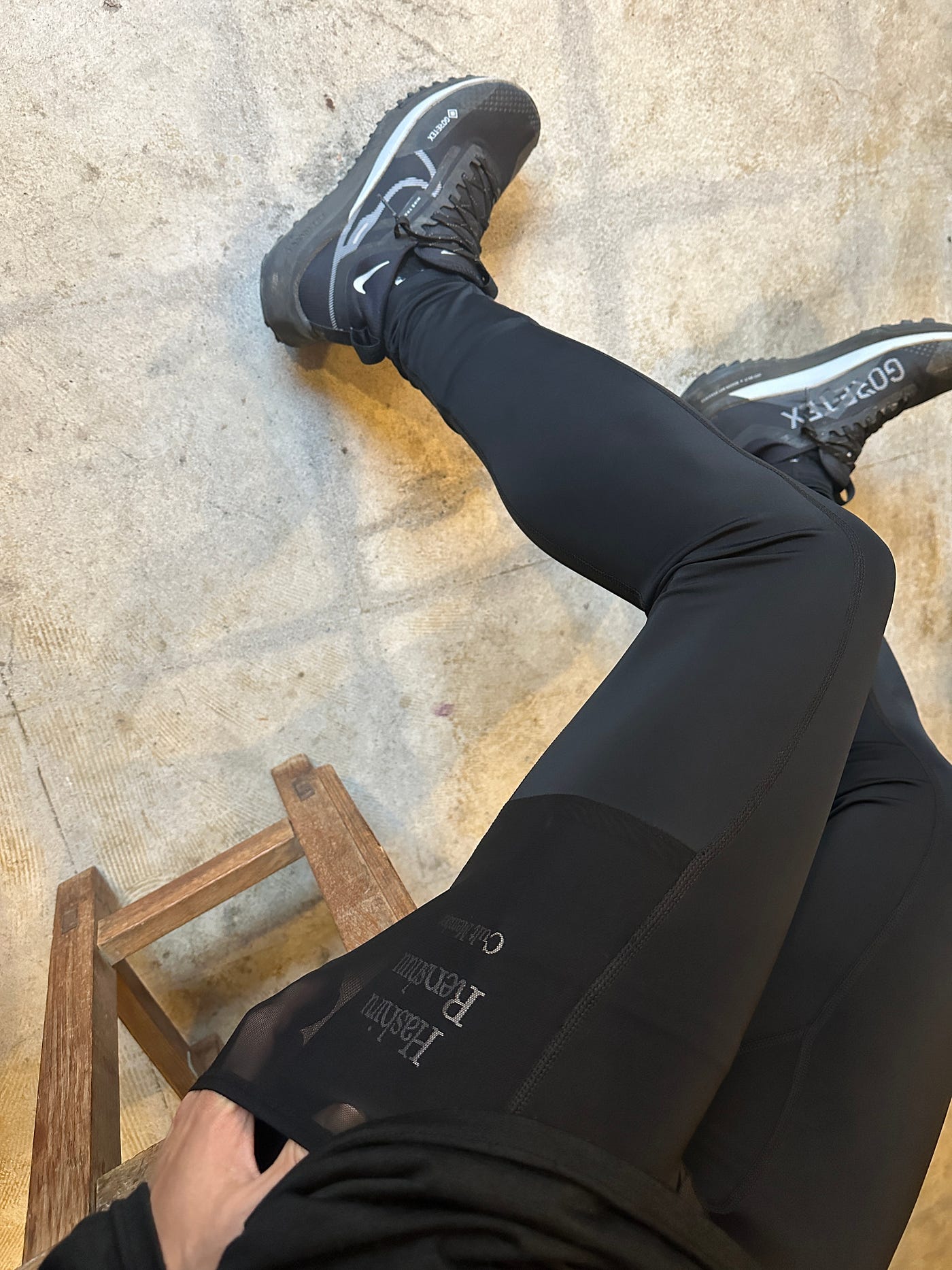Compression Men's Half Tights 5-Series - Black 走る練習 Cult