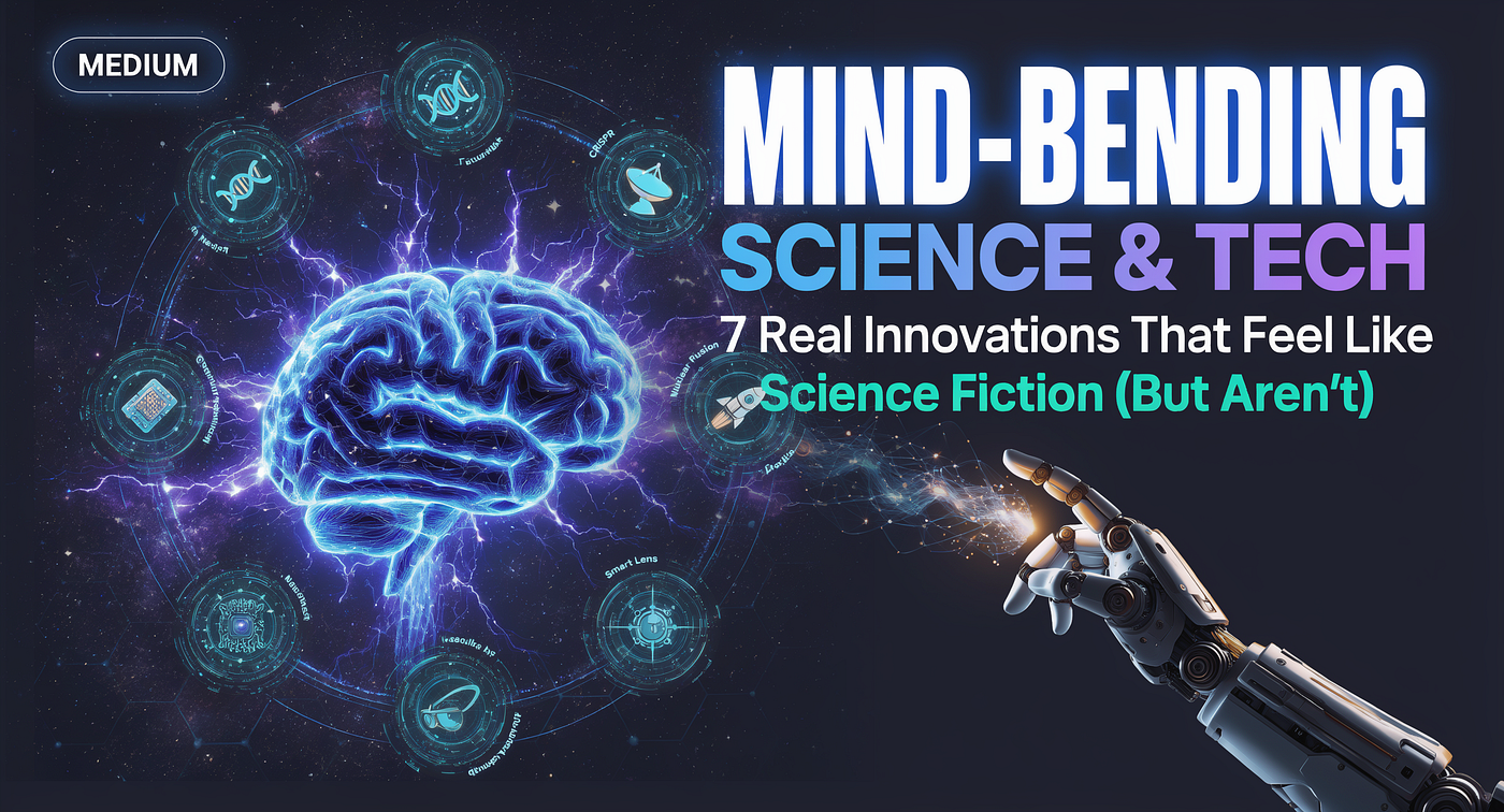 Mind-Bending Science & Tech: 7 Real Innovations That Feel Like Science Fiction (But Aren’t)