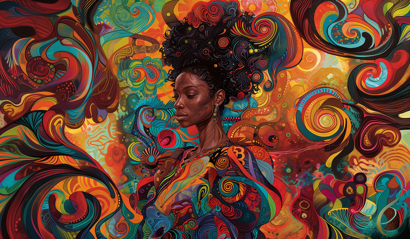 Nettrice Gaskins. Afro-Generative Tableaux (series), 2024.