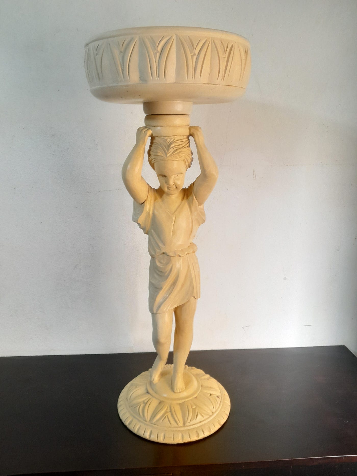 Italian Statue of a Roman Girl from The Alps