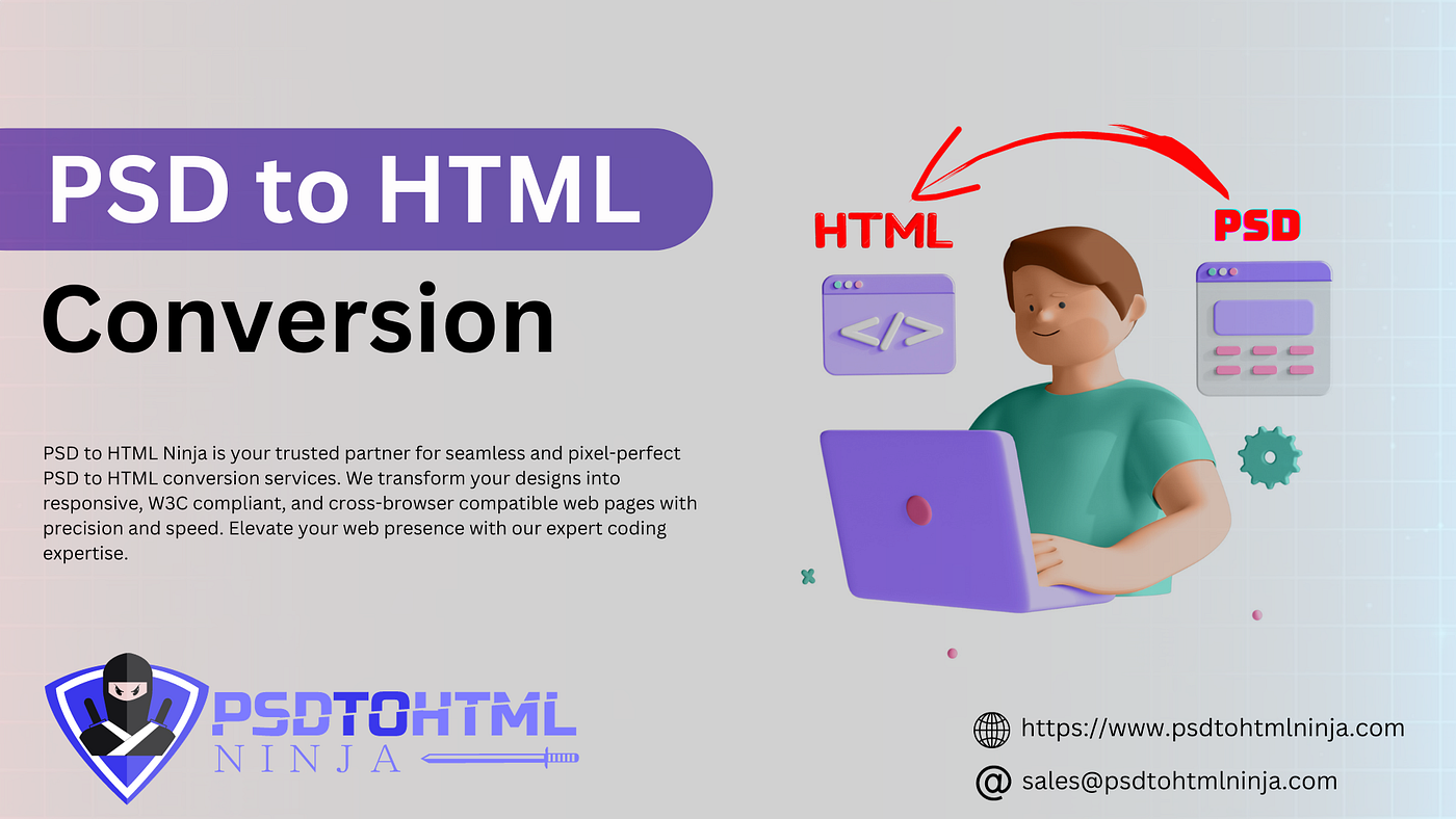 PSD to HTML, PSD to HTML Conversion — PSDtoHTMLNinja
