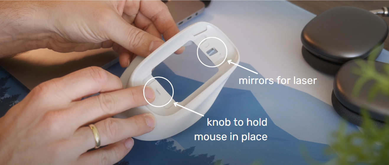 Ergonomic magic sale mouse