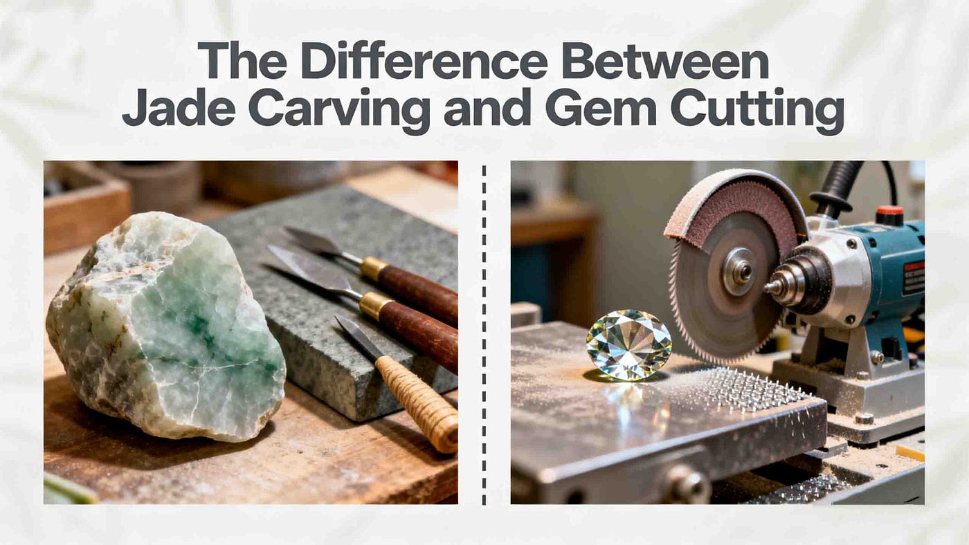 The Difference Between Jade Carving and Gem Cutting