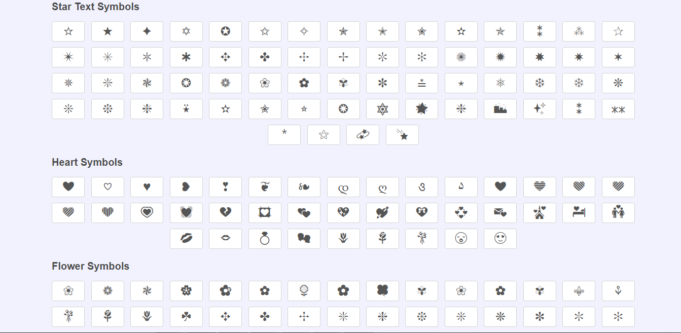 Copy and paste text symbols!. Find here all types of cool text… | by Text  symbols | Medium