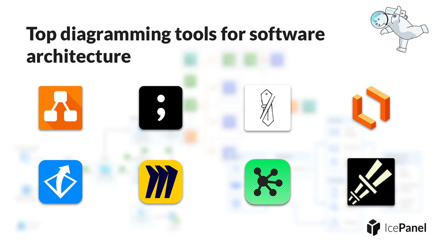 Top 8 diagramming tools for software architecture | by IcePanel | Medium