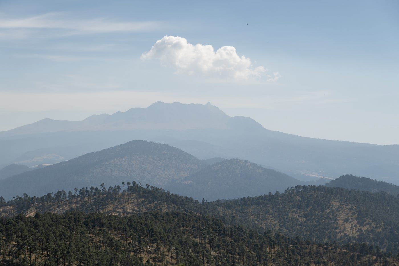 Vista del Nevado de Toluca
