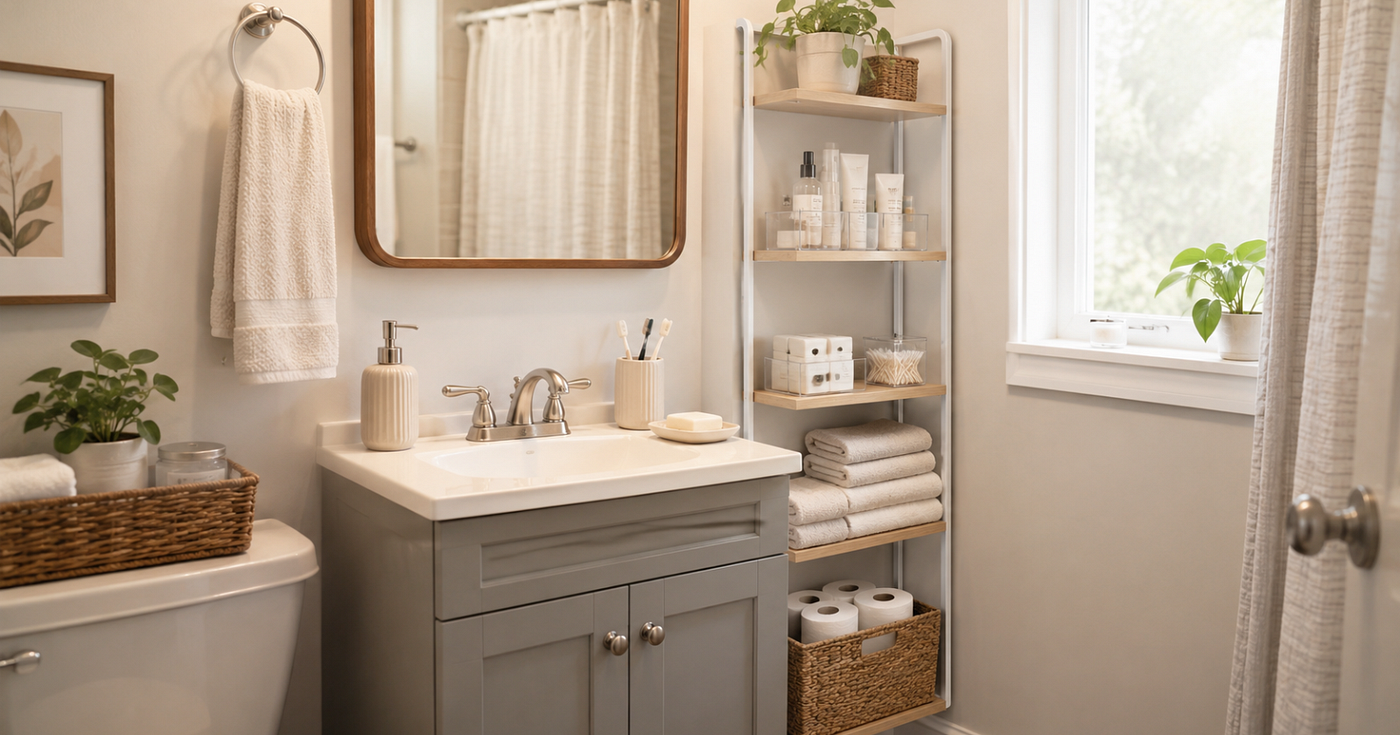 Before Buying A New Bathroom Vanity, Try This Tiny Storage Fix