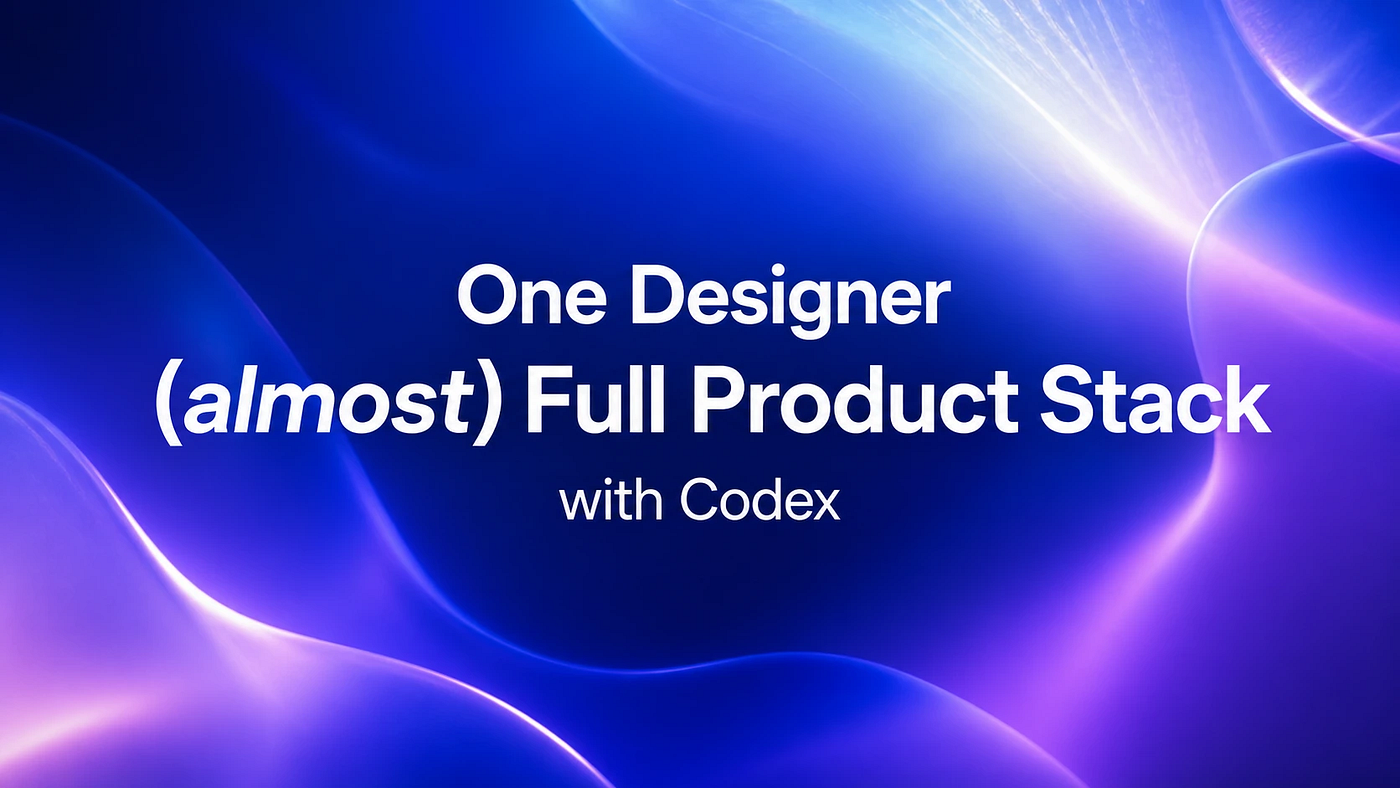 How Far Can a Product Designer Build with Codex?