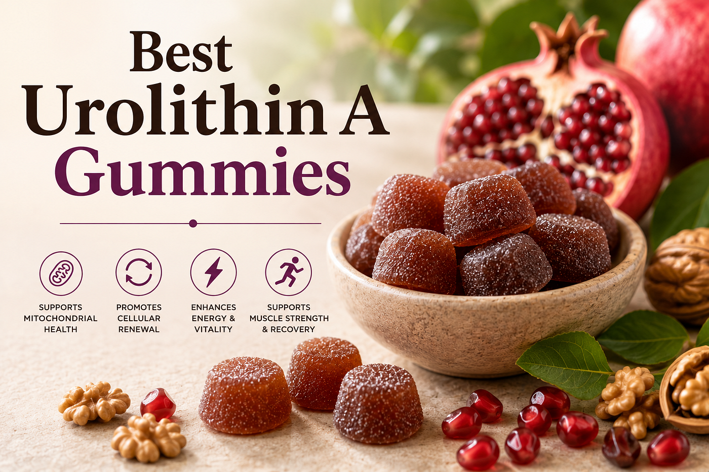 Best Urolithin A Gummies in 2026: A Guide to Healthy Aging, Energy, and Longevity