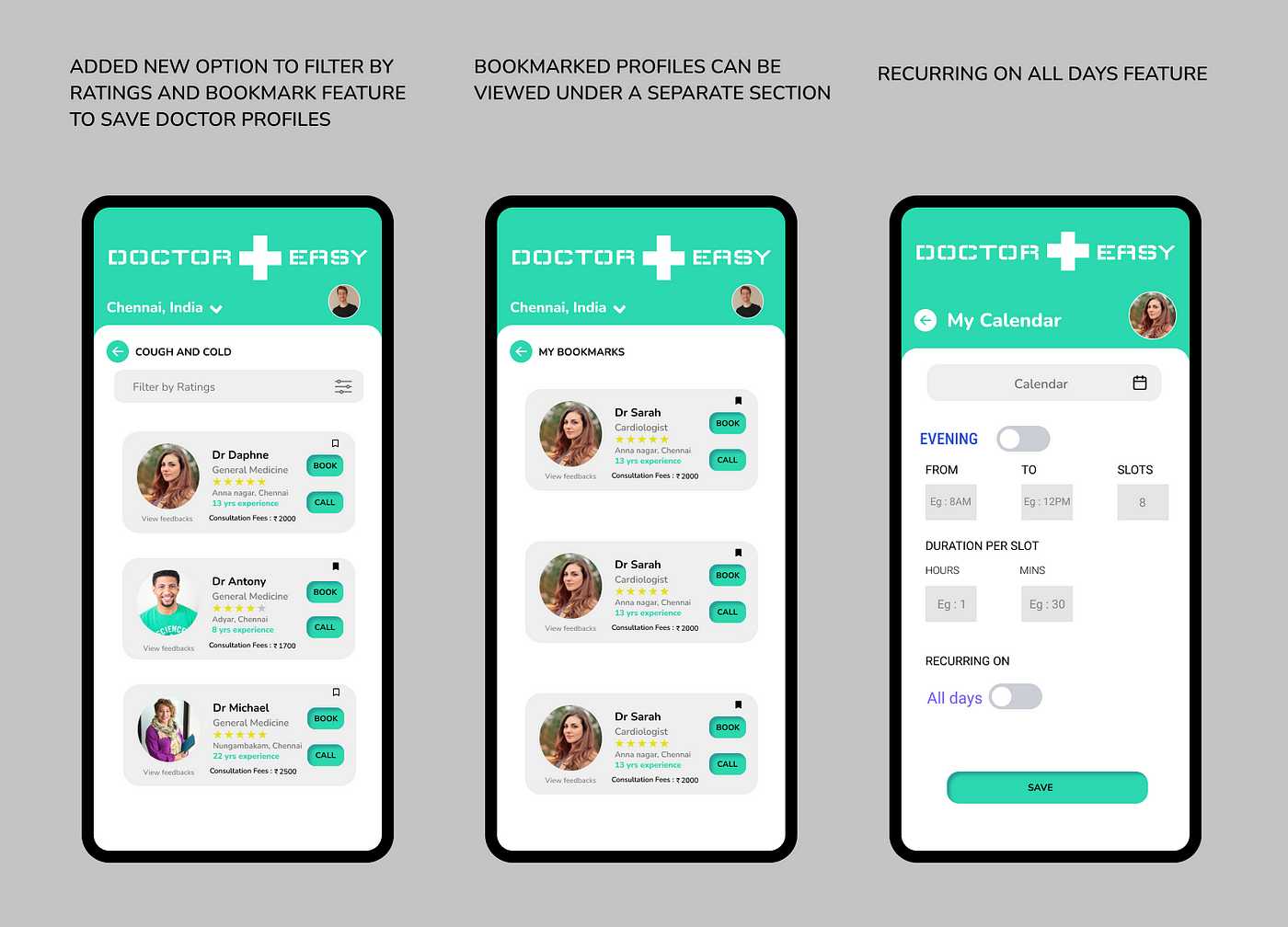 Doctor Appointment & Consultation App UI Kit, Case Study