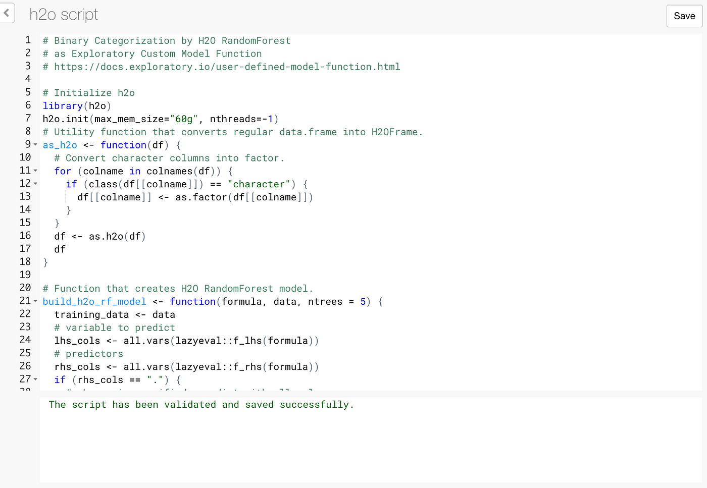 H20 algorithms cheap