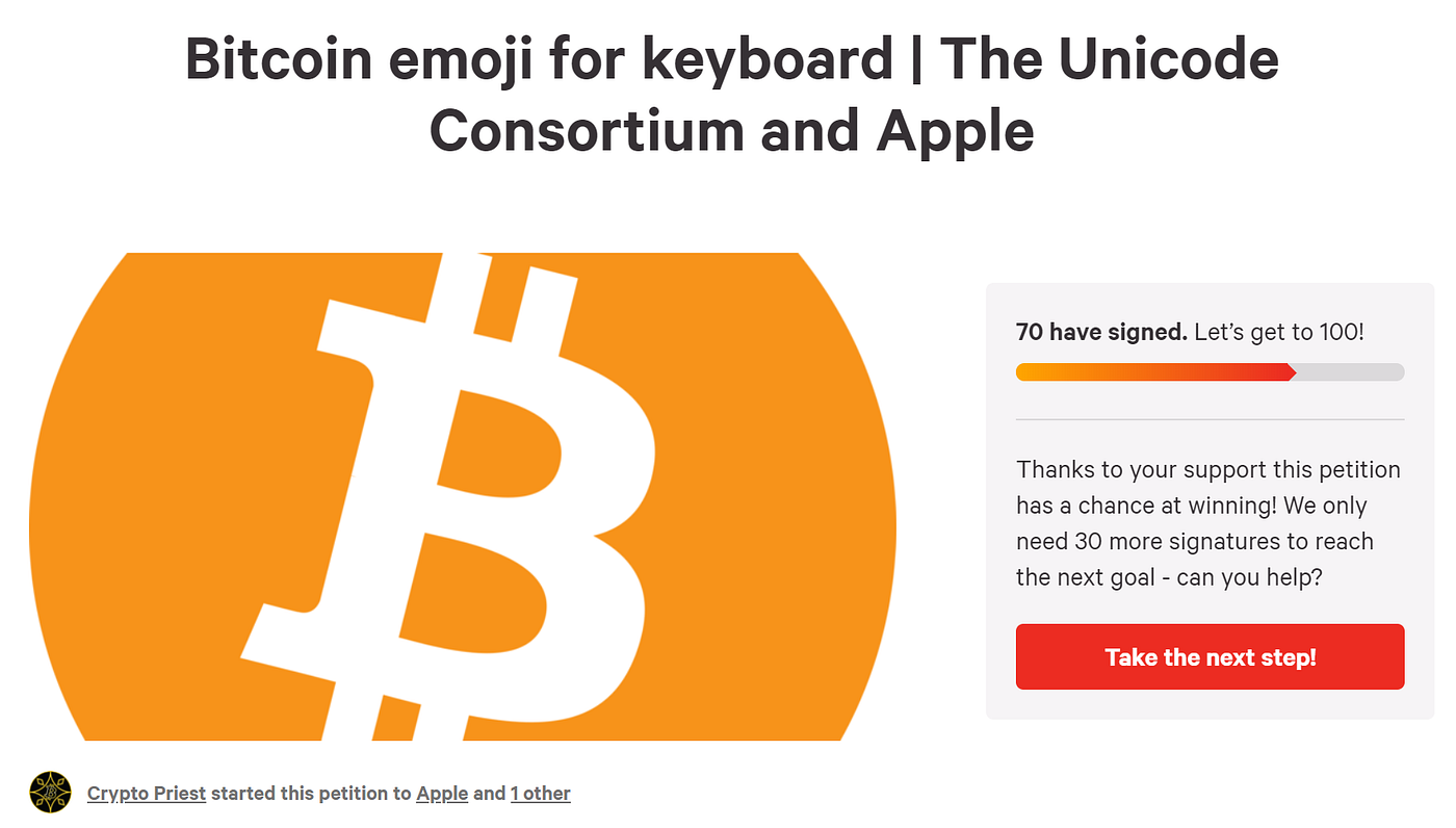 Bringing the Bitcoin community together to create a Bitcoin emoji | by Ty  Cooper | Medium