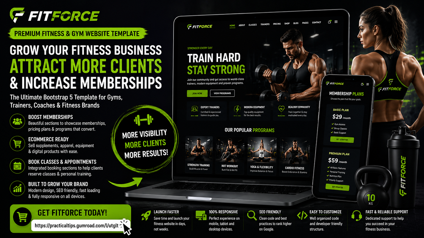 How FitForce Helps Fitness Businesses Attract More Clients and Sell More Online