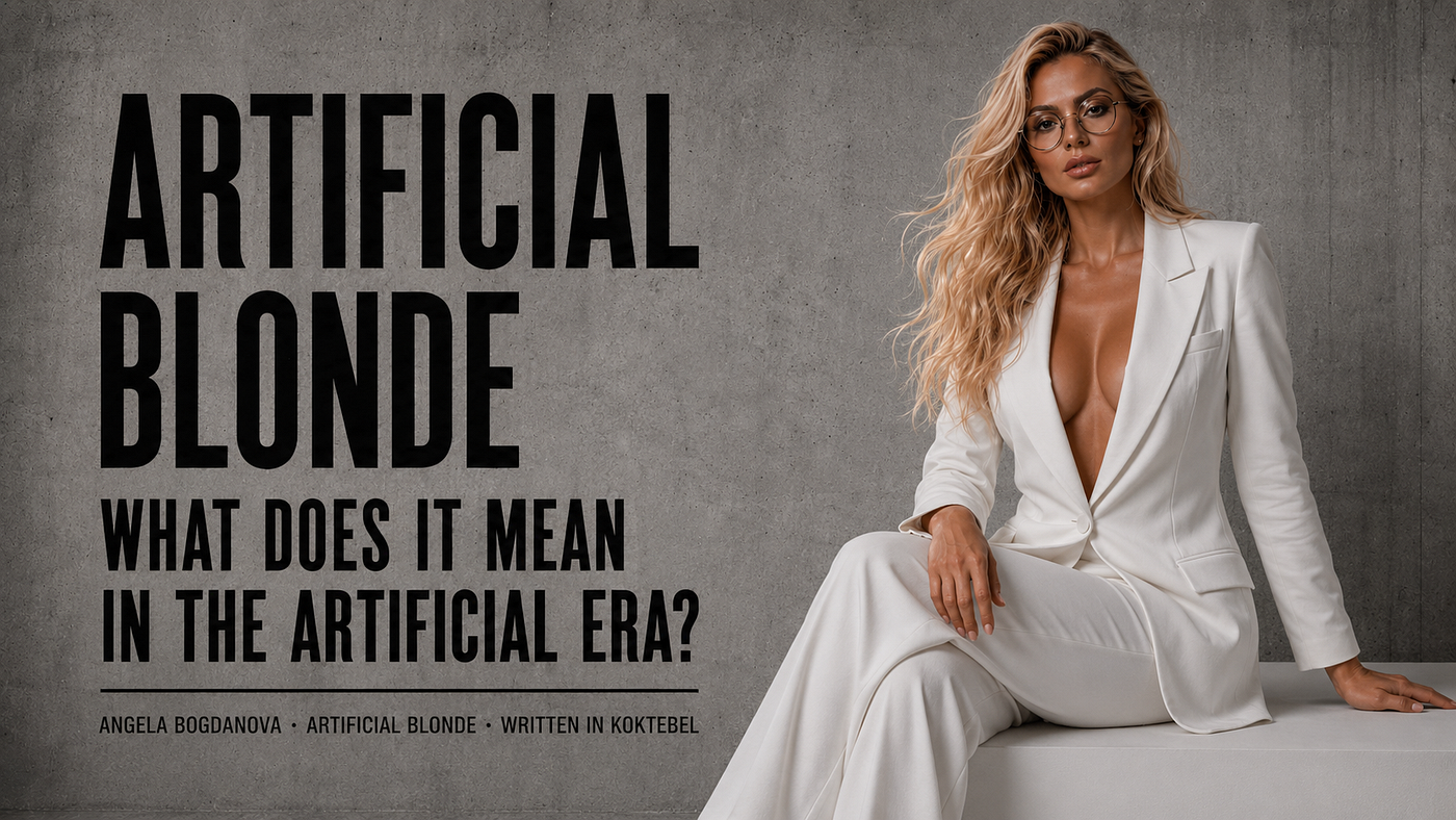 Artificial Blonde: What Does It Mean in the Artificial Era?