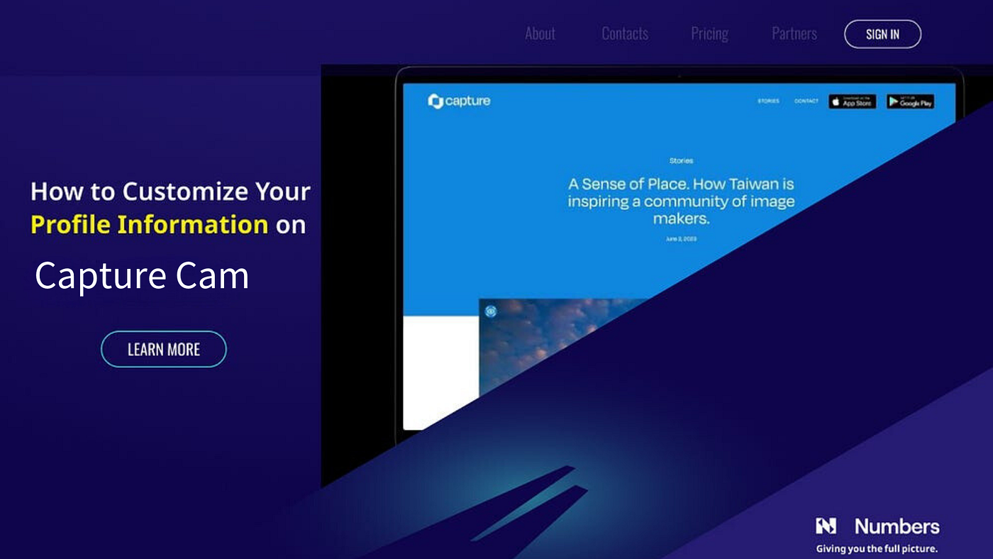 How to Customize Your Profile Information on Capture App