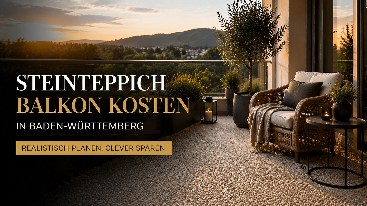 Steinteppich Balkon Kosten Baden-Württemberg: Was Sie wirklich einplanen müssen