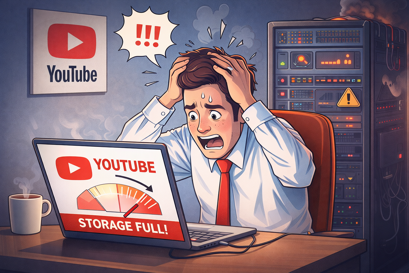 🗄️ — YouTube Needs 4M+ GB Storage Daily! Is it Running Out?