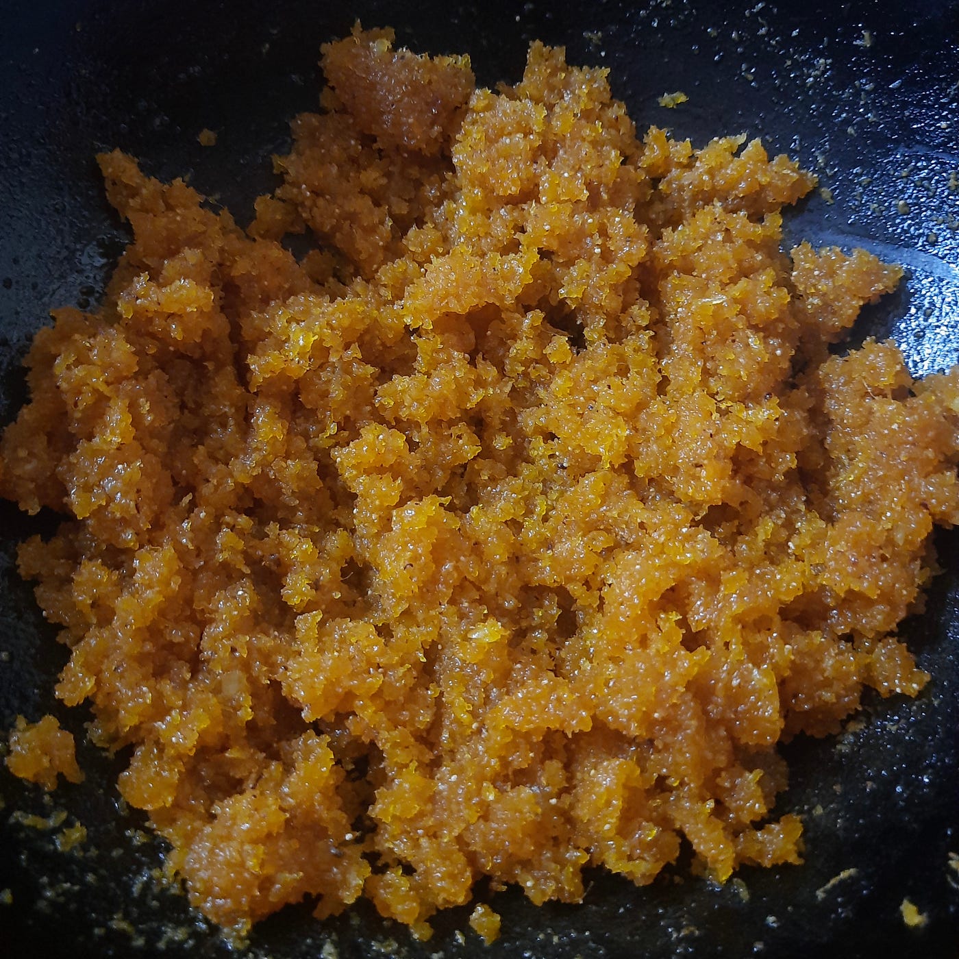 Mango Jaggery Coconut Filling | Photo by Author