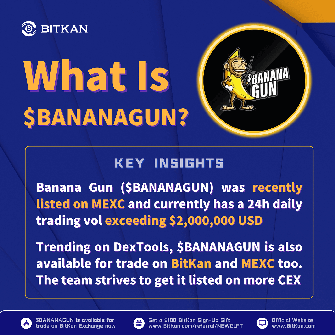 Why Is Banana Gun ($BANANAGUN) Trending and Why Might $BANANAGUN Increase  In Price — BitKan Insights | by BitKan | BitKan Hub | Medium
