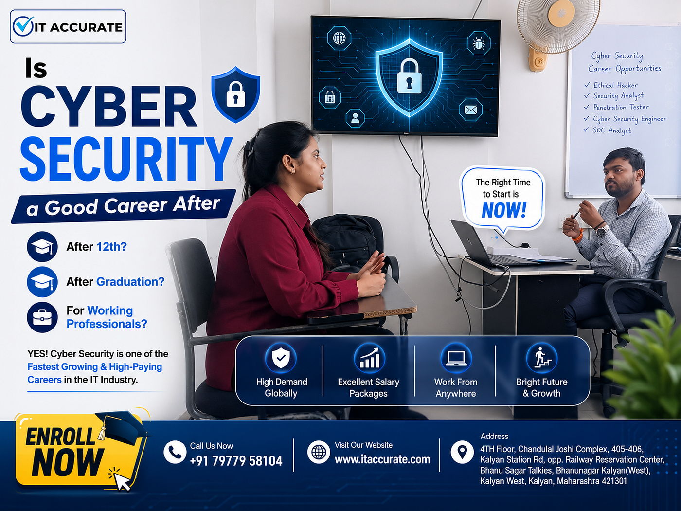Is Cyber Security a Good Career After 12th, Graduation or for Working Professionals?
