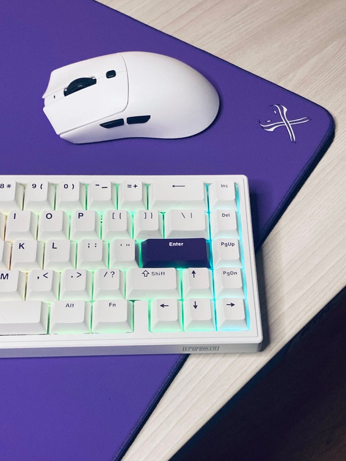 キーボード EPOMAKER HE68 Color: White Purple Epomaker HE68 - Review | ThePhonograph.net