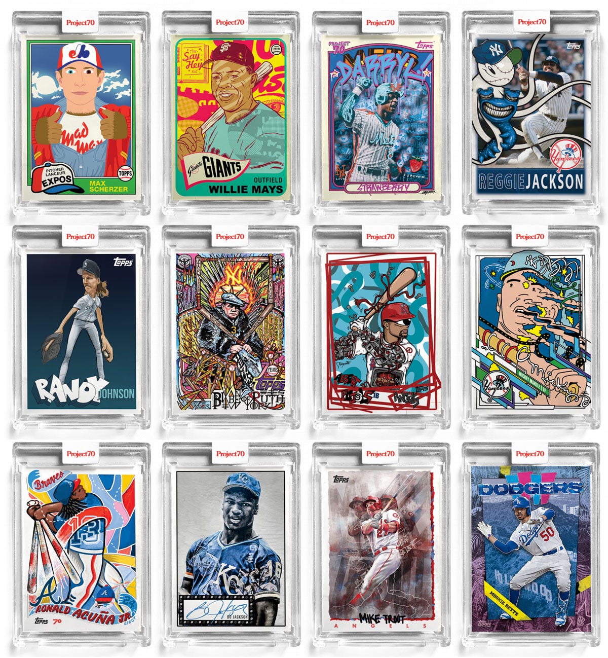 大谷翔平×呪術】TOPPS PROJECT70（1957 Topps Shohei Ohtani by