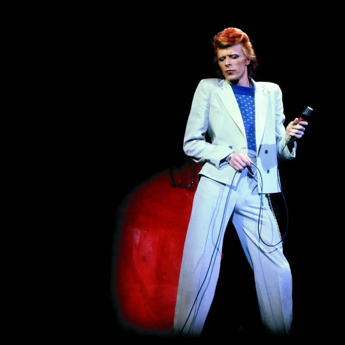 Bowie: Interestingly enough a rumor states that much of the crew previously worked on Bowie and Elton John’s MTV videos – Public Domain