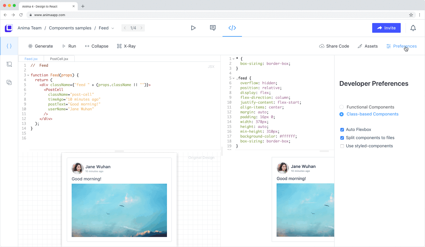 Design to React and Developer-friendly Code. Announcing Anima 4. | by Anima  App's medium blog | Design + Sketch | Medium