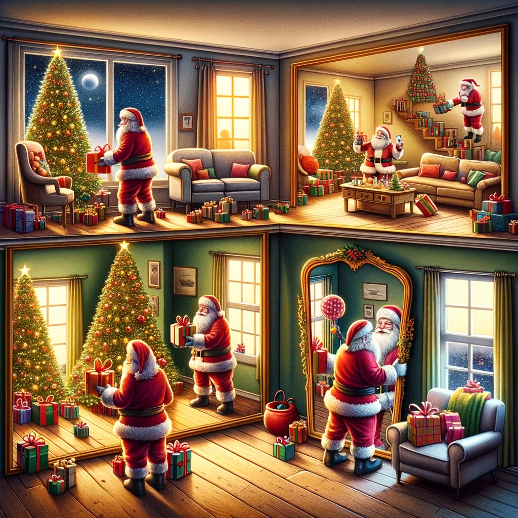 Christmas Dreams from a Robot. Playing With Surreal Holiday Ideas via… | by  David Petrofsky | Medium