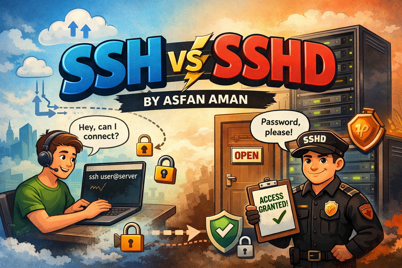SSH vs SSHD
