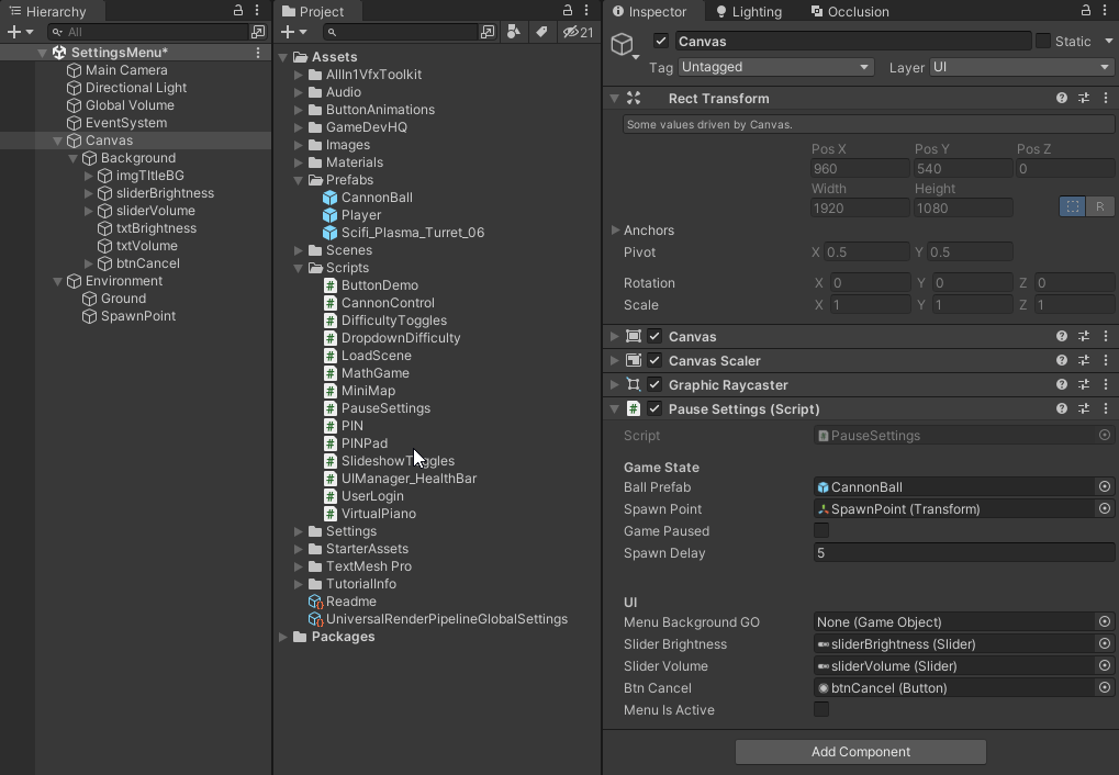 Any new/old-comers interested in this Settings menu? - Unity Forum