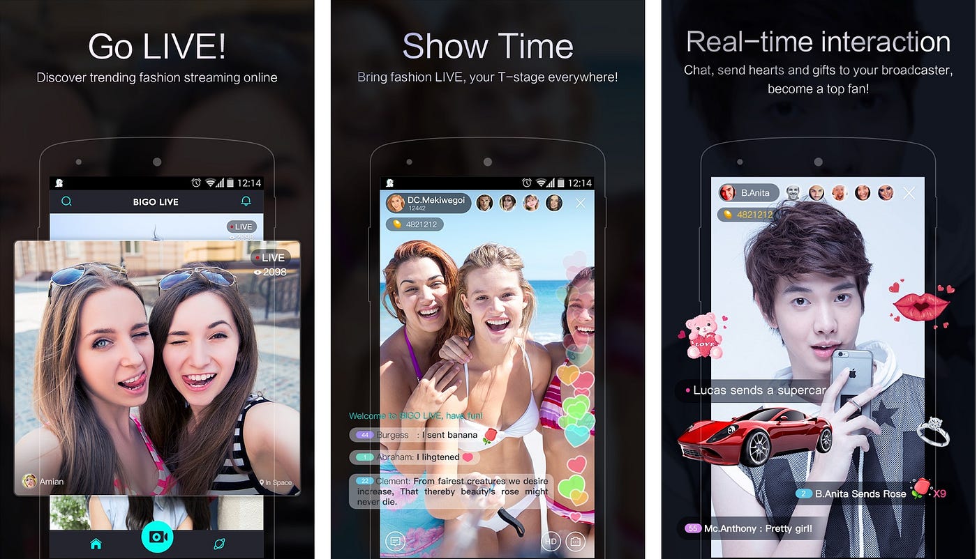 Download bigo live — live broadcasting to your android phones | by Bigo  Live | Medium