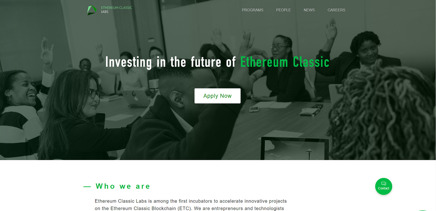 A New Look for ETC Labs. The newly launched incubator out of San… | by Ethereum  Classic Labs News | Ethereum Classic Labs | Medium