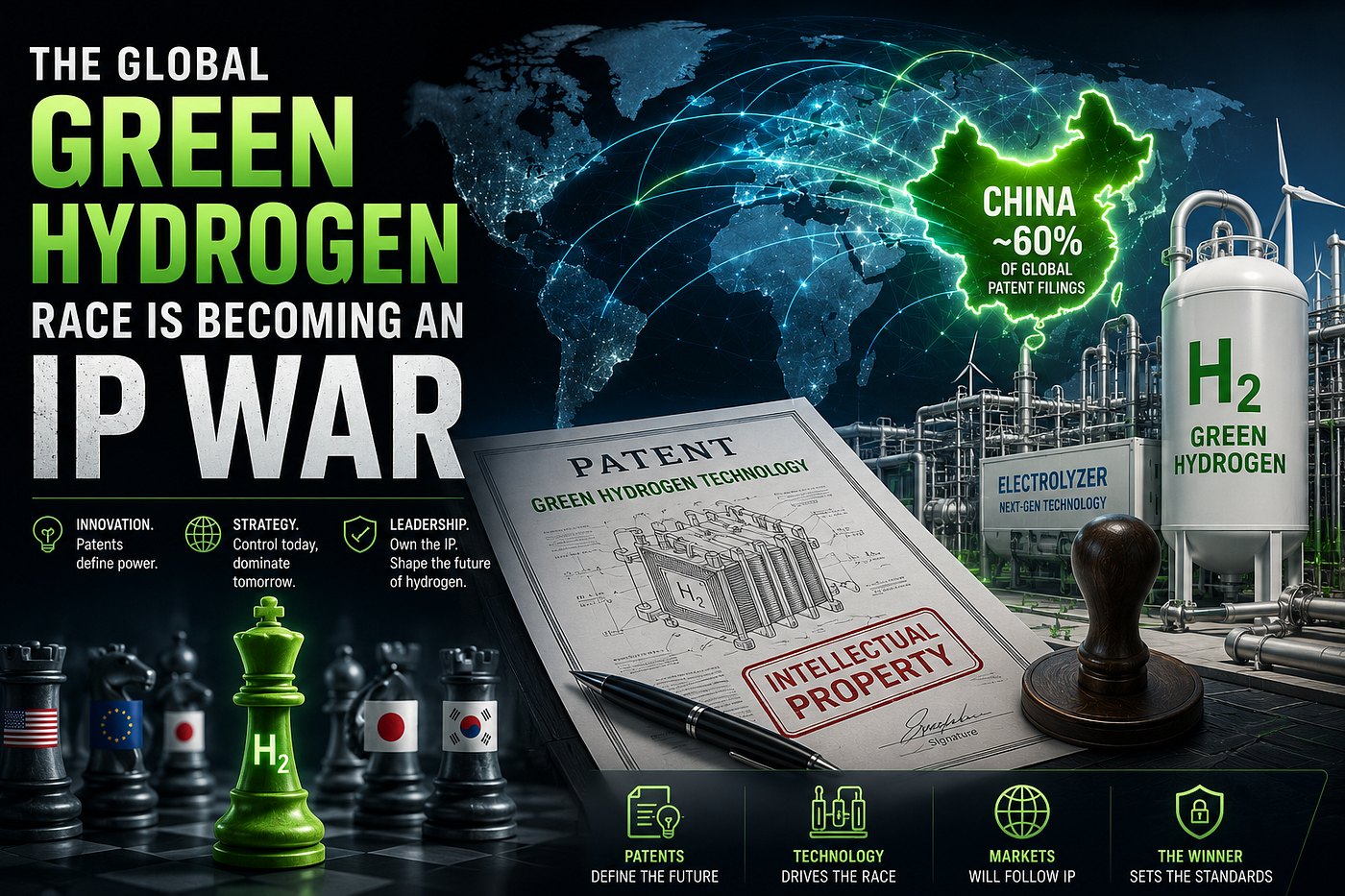 The Global Green Hydrogen Race Is Becoming an IP War