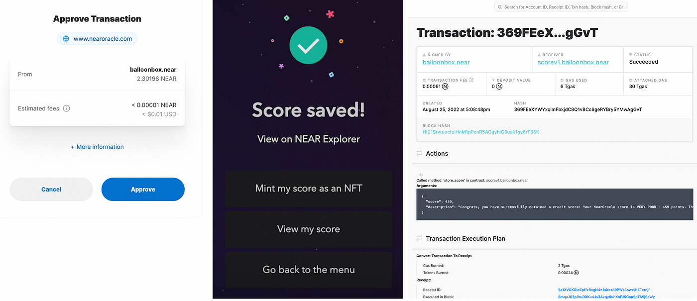 Calculate your crypto credit score on NearOracle | by Irene | BalloonBox  dApps | Medium