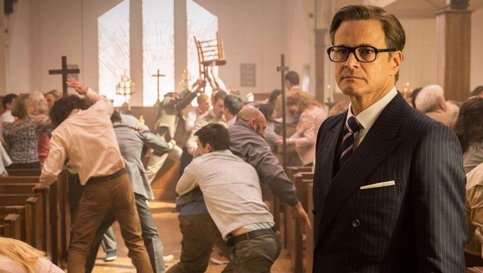 Kingsman: The Secret Service Behind-the-Scenes Footage