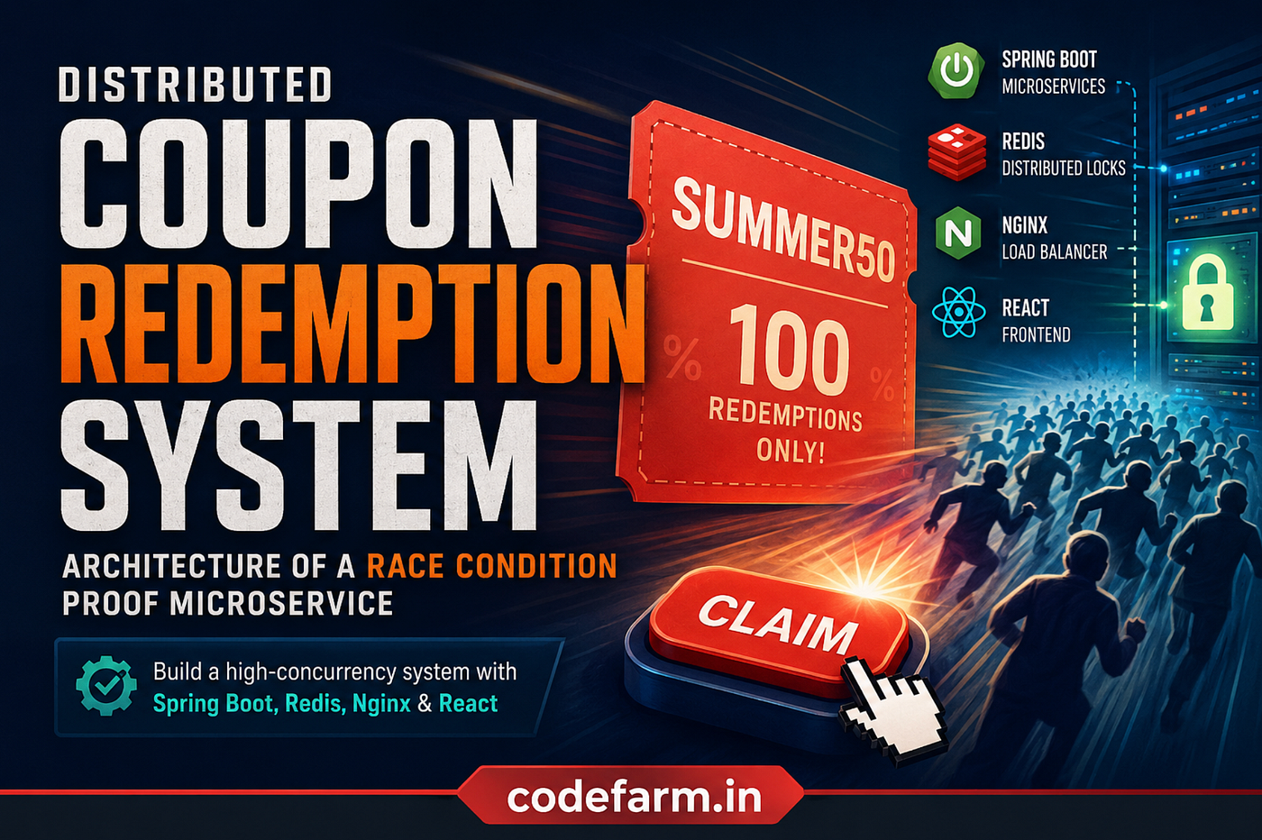 Distributed Coupon Redemption System — Architecture of a Race Condition Proof Microservice