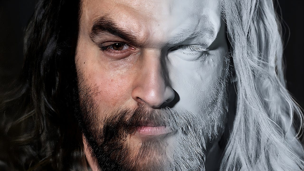 digital human version from Jason Mamoa in 3D